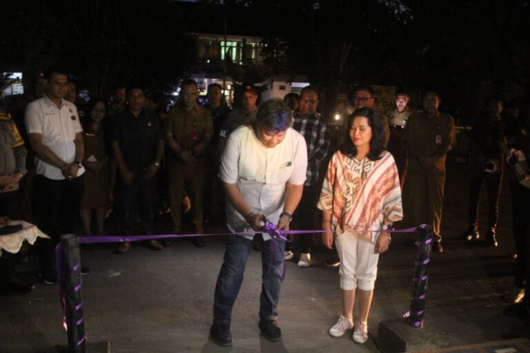 Peresmian Taman Kota Tahuna