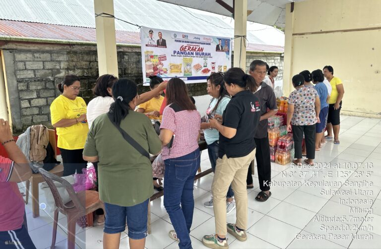 Dinas Ketahanan Pangan Sangihe Gelar GPM di Kecamatan Tahuna Barat