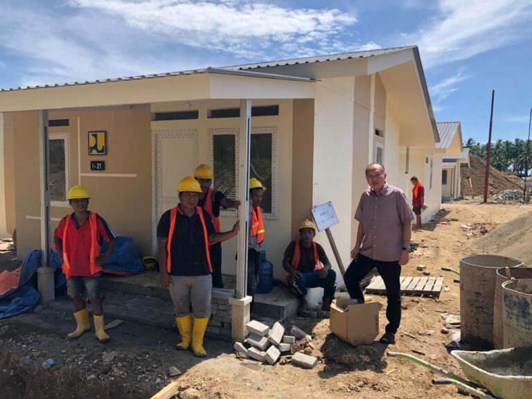 Komisi III Pantau Pembangunan Bantuan Rumah Warga Tagulandang di Bolsel