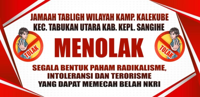 Jamaah Tabligh Kalekube Tolak Radikalisme, Intoleransi dan Terorisme