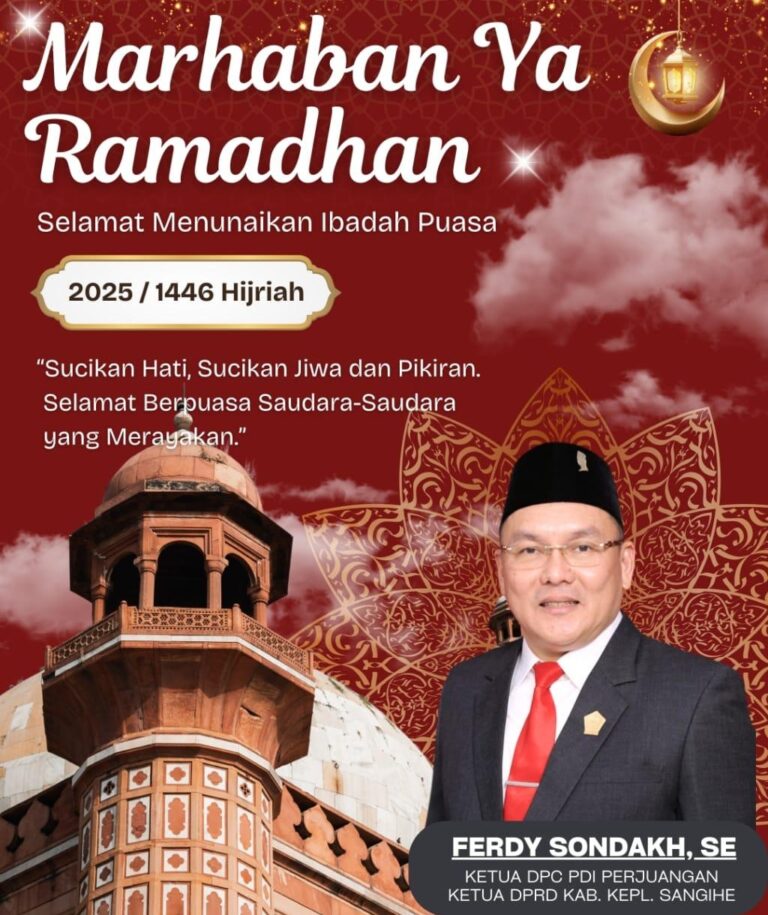 Ketua DPRD Sangihe : Selamat Menunaikan Ibadah Puasa