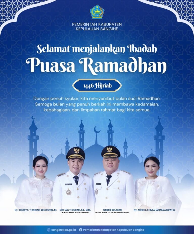 Bupati dan Wakil Bupati Sangihe : Selamat Menjalankan Ibadah Puasa