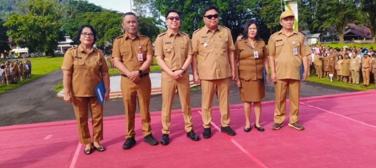 Apel Perdana Bupati dan Wakil Bupati di Lingkup Pemkab Sangihe