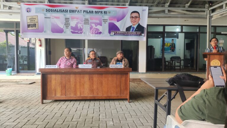 Diikuti Puluhan Jurnalis, Stefanus BAN Liow Sosialisasi 4 Pilar MPR RI