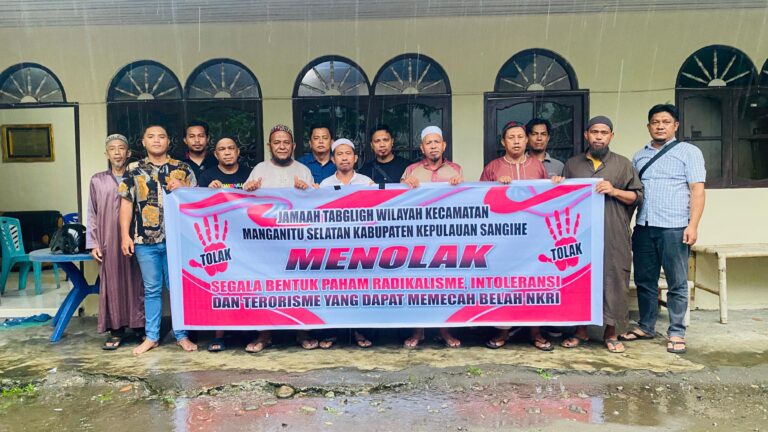 Jamaah Tablig Manganitu Selatan Tolak Paham Radikalisme, Intoleransi dan Terorisme