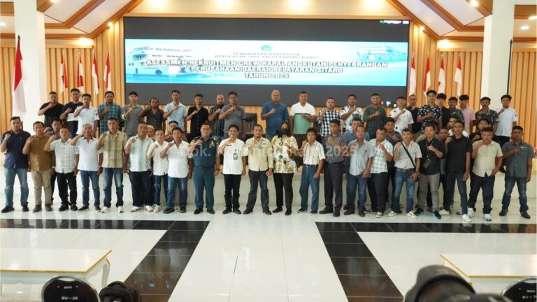 Pemda Sitaro Gelar Asessmen Rekrutmen Crew Kapal PD Pelayaran Tahun 2025