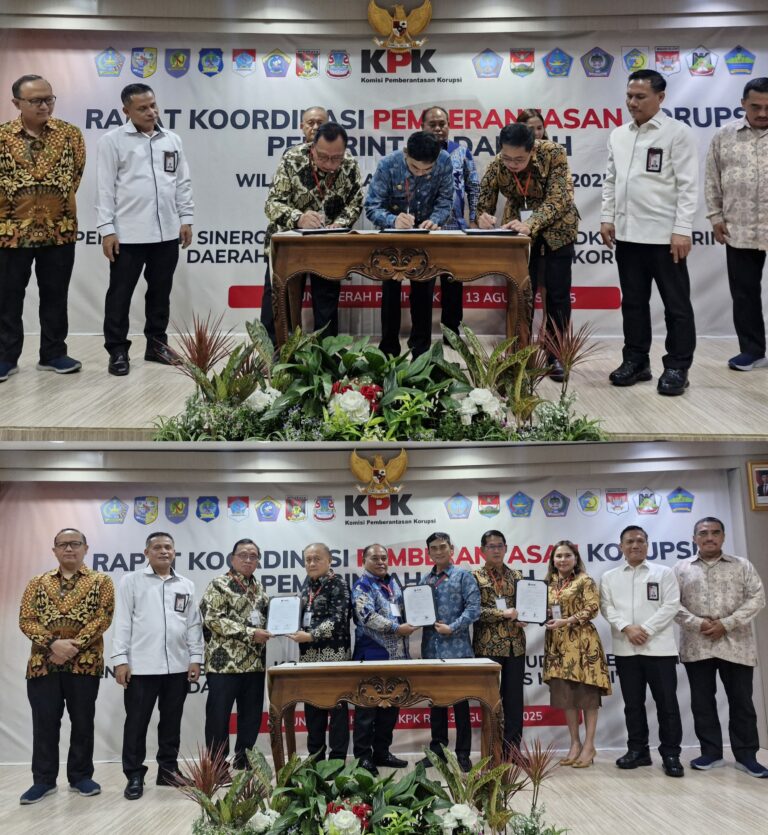 Pemkot Bitung Perkuat Komitmen Antikorupsi Dalam Rapat Koordinasi MCSP KPK 2025