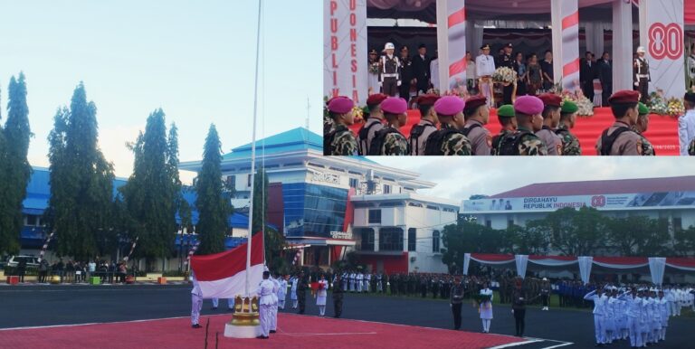 Momen Perdana Randito Maringka Jadi Inspektur Upacara HUT ke 80 RI