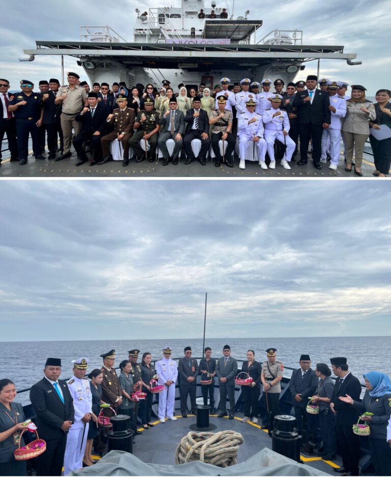 Peringati HUT Mahkamah Agung RI ke-80, Pengadilan Negeri/ Perikanan Bitung Gelar Upacara Tabur Bunga