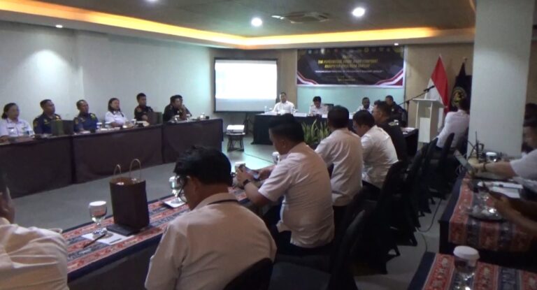 Kantor Imigrasi Kelas II TPI Tahuna Gelar Rapat Timpora