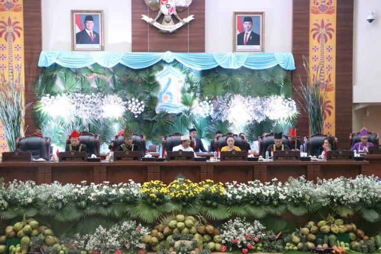 HUT Provinsi Sulut Ke-61, DPRD Sulut Gelar Rapat Paripurna