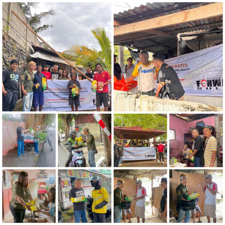 Dipimpin Raymond Legi, FORWARD Salurkan Bantuan Bagi Warga