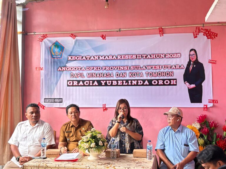 Gracia Oroh Reses di Desa Tateli II, Ini Aspirasi Masyarakat