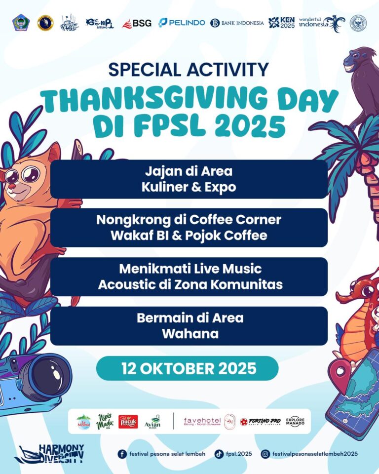 Pengucapan Syukur Warnai Festival Pesona Selat Lembeh Tahun 2025