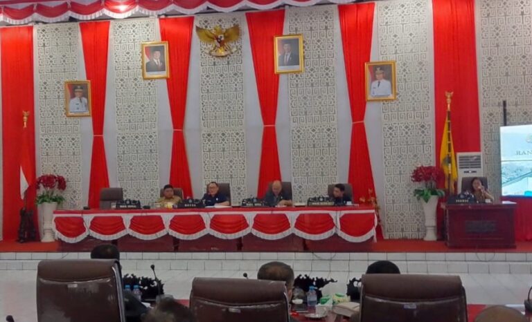 DPRD Bersama Pemkab Sangihe, Gelar Rapat Paripurna Ranperda Perubahan APBD 2025
