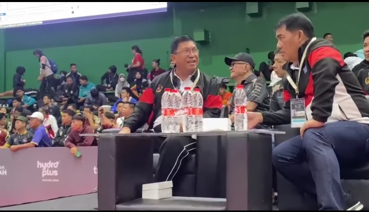 Saksikan Langsung PON Beladiri di Kudus, Gubernur YSK Bakar Semangat Para Atlit Sulut, Ketua KONI: Ini Menambah Spirit Baru