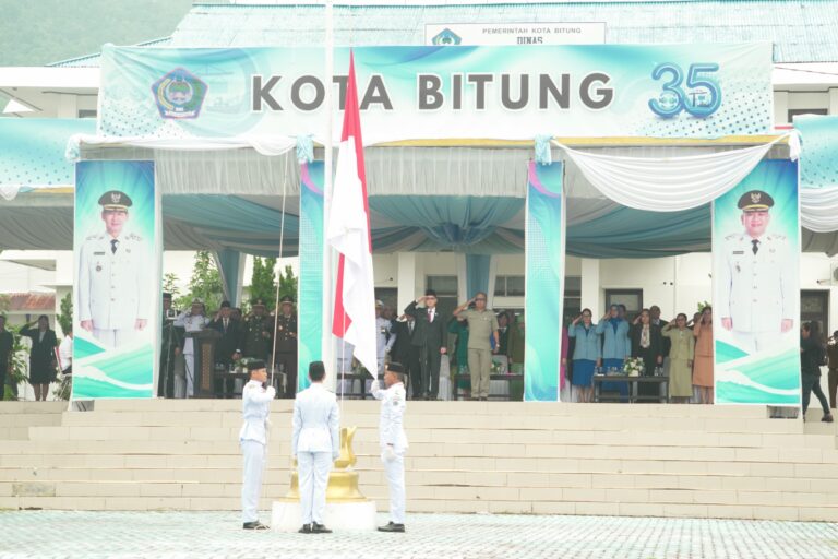 Wali Kota Bitung Pimpin Upacara dan Rangkaian Peringatan Hari Pahlawan Nasional ke-80 Tahun 2025