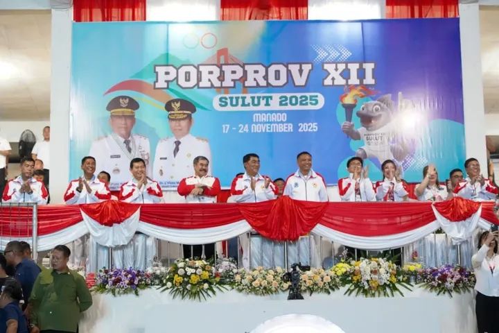 Porprov Sulut XII 2025: Bukti Kebangkitan Olahraga Bumi Nyiur Melambai di Tangan Gubernur Sulut Yulius Selvanus