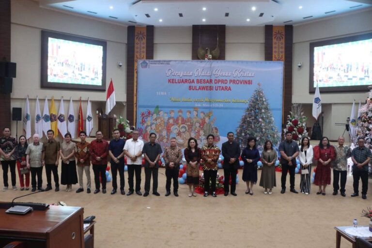 Keluarga Besar DRPD Sulut Gelar Ibadah Natal Bersama 350 Anak