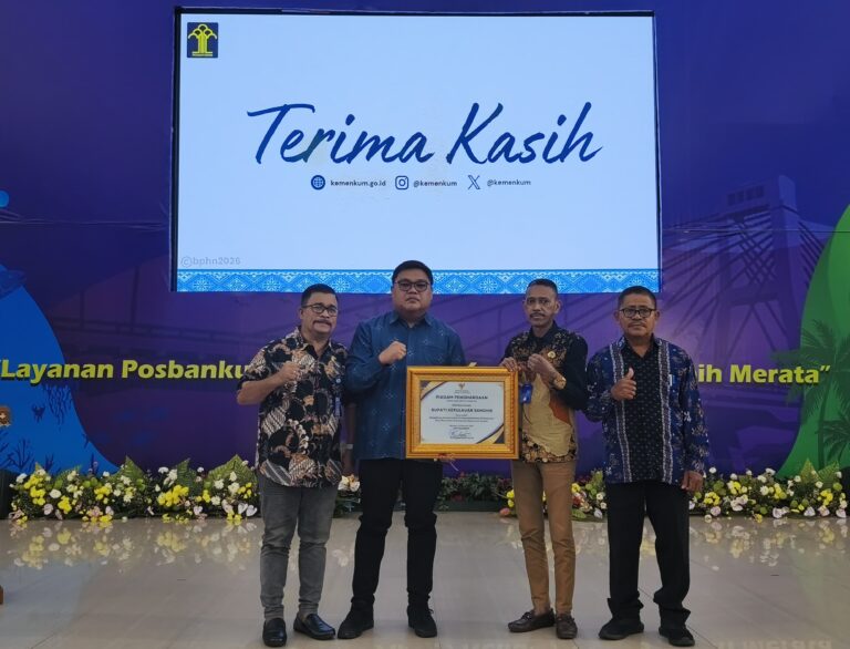 Wabup Tendris Bulahari Hadiri Peresmian Posbankum Se-Sulut