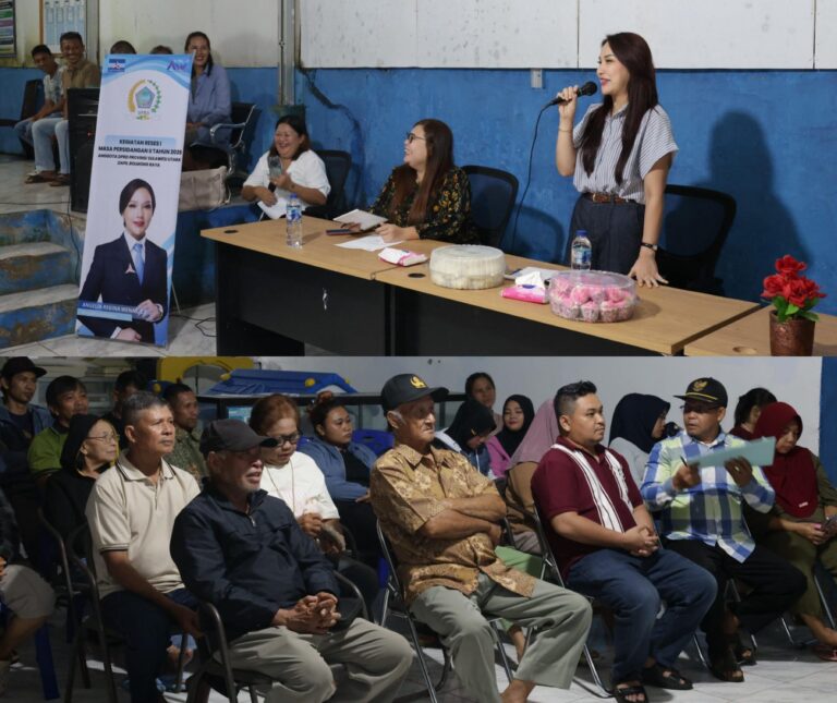 Angelia Wenas Serap Aspirasi di Boltim, Masyarakat Minta  Perhatian Pemerintah Untuk Pembangunan Jalan Lanut Modayag