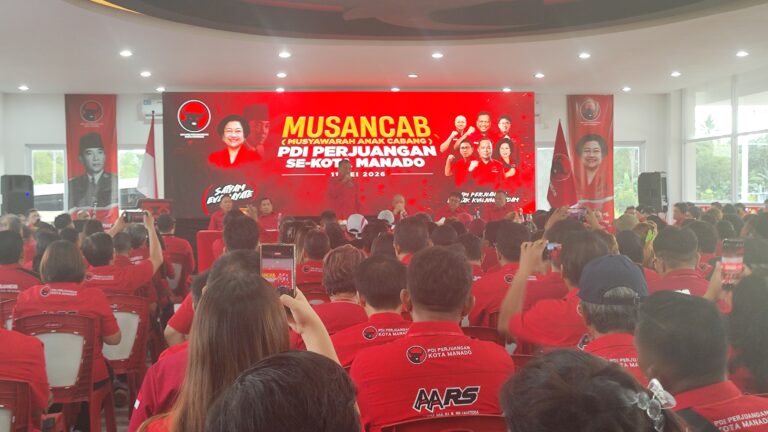 Buka Musancab PDI Perjuangan Kota Manado, OD : Ini Proses Pengkaderan dan Konsolidasi Organisasi