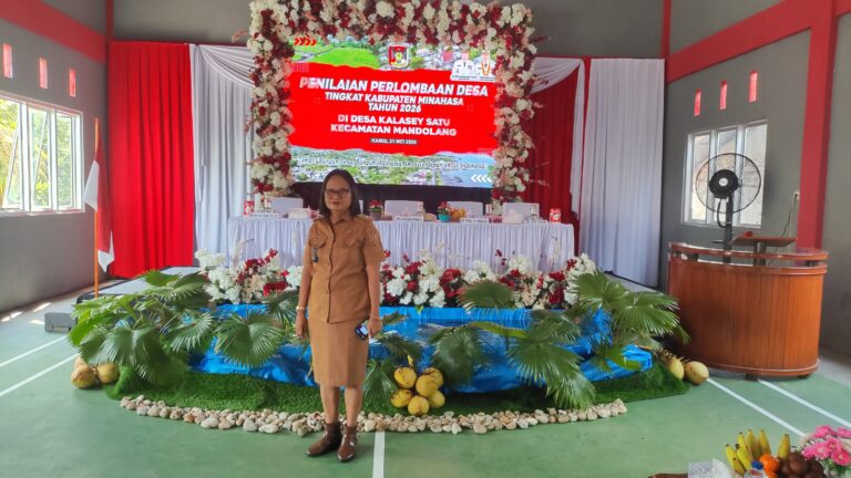 Desa Kalasey Satu Terpilih Utusan Lomba Desa di Tingkat Kabupaten Minahasa