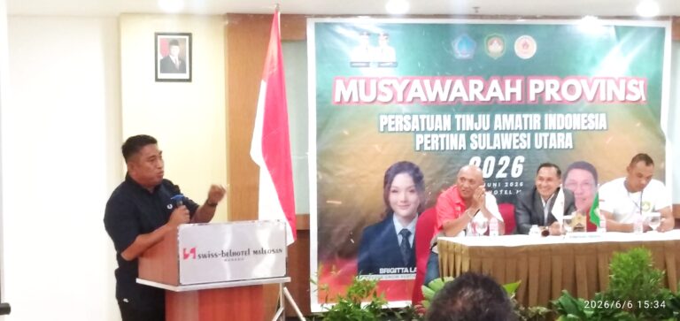 Semangat Baru Kejayaan Tinju Nyiur Melambai, Hendra Jacob Sah Ketua Pertina Sulut, Siap Tumbuhkan Bibit Usia Dini