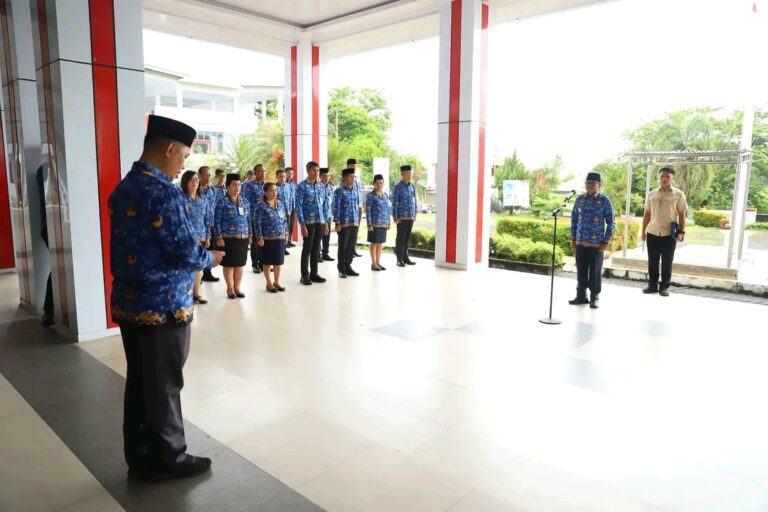 Plt. Bupati Sitaro Pimpin Apel KORPRI, Tekankan Ketahanan Pangan dan Disiplin ASN