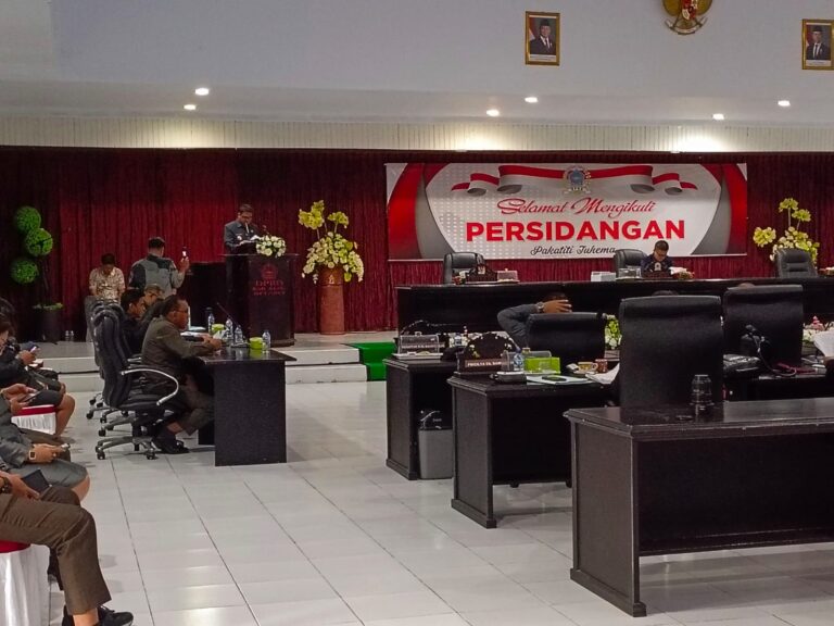 DPRD Sitaro Gelar Paripurna LKPJ 2025