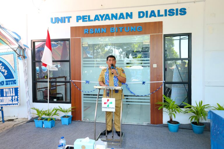 Resmikan Unit Hemodialisis RSMN Bitung dan Dukung RSUD Naik Tipe C, Bukti Gubernur Yulius Wujudkan Pelayanan Publik Berkualitas