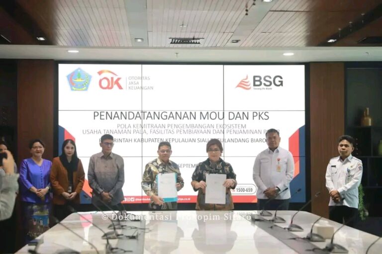 Pemkab Sitaro dan Bank SulutGo Perkuat Pengembangan Komoditas Pala