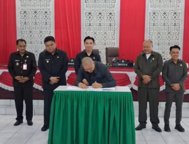 Kesepakatan Antara DPRD dan Pemkab Sangihe Atas Ranperda Perubahan APBD 2026 Menjadi Perda