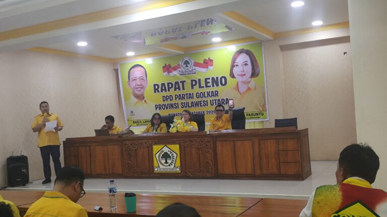 Pimpin Rapat Pleno, Michaela Paruntu Dorong  Percepatan Musda 15 Kabupaten Kota di Sulut
